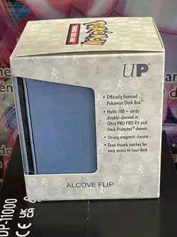 Pokemon TCG Ultra Pro Elite Series Lucario Alcove Flip Deck Box New - Image 2
