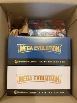 Mega Evolution Pokemon Center Elite Trainer Box ETB X2 + X1 BOOSTER Box Bundle - Image 1