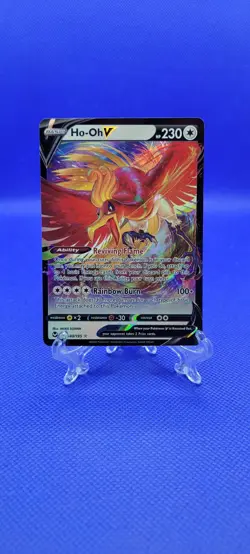 Pokemon TCG Ho-Oh V Silver Tempest 140/195 Holo Ultra Rare - Image 1