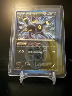 923141 - 2013 Umbreon 64/116 Team Plasma Pokemon Card Lightly Played LP Non-Holo - Image 1