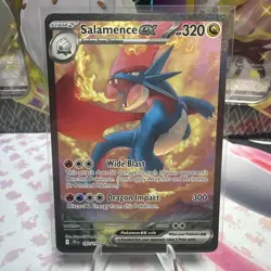 Pokemon Salamence ex 187/159 Journey Together Special Illustration Rare Holo - Image 1