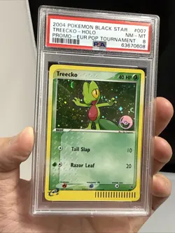 Pokemon TCG Treecko 2004 Euro POP Tournament Graded PSA 8 - Image 4