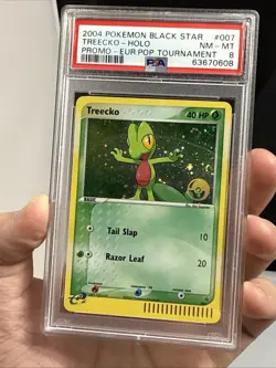 Pokemon TCG Treecko 2004 Euro POP Tournament Graded PSA 8 - Image 5