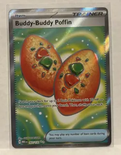 Buddy-buddy Poffin 167/132 Full Art Mega Evolutions Pokemon TCG - Image 1