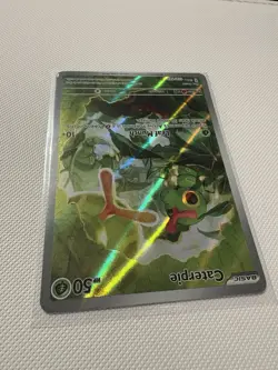 Pokemon 151 TCG Caterpie 172/165 Scarlet & Violet 151 Holo Illustration Rare NM - Image 3