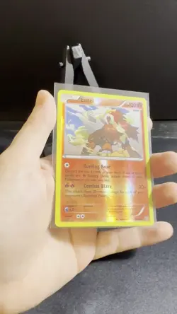 Entei [Reverse Holo] #14 Pokemon Ancient Origins - Image 2