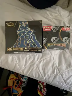 Mega Evolutions Lucario Pokemon Center ETB And Enhanced Booster Box - Image 1