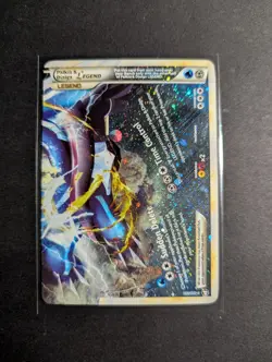 Palkia & Dialga Legend102/102 (Bottom) Triumphant Holo Lightly Played Pokemon - Image 1