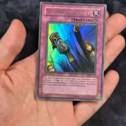 Yugioh Solemn Judgment MRD-127 Ultra Rare 1st Edition FOIL LINE ERROR LP - Image 4