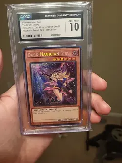 Yugioh Dark Magician Girl Mp24-en053 Alt Art Prismatic Rare CGC 10 And 9 2024... - Image 2