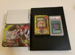 Yugioh Binder Collection - Cards, Many Holos includes Opened Tin, Sealed Rise Of - Image 1