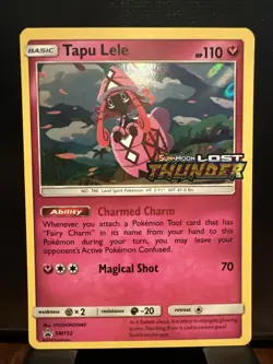 Tapu Lele SM152 Holo Lost Thunder Black Star Pokemon Promo Card - Image 1