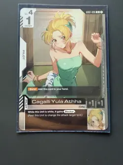 (English) Gundam Card Game - Cagalli Yula Athha - Championship Promo - Image 1