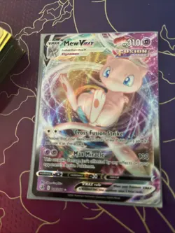 Pokemon TCG Mew VMAX Fusion Strike 310/264 Holo Card - Image 1