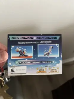 Shiny Koraidon Or Miraidon Pokemon Scarlet Violet Code Card - Gamestop - Image 1