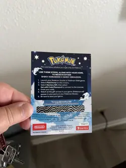 Shiny Koraidon Or Miraidon Pokemon Scarlet Violet Code Card - Gamestop - Image 2