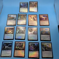 MtG - Marvel’s Spider-Man 27 Card Lot - All Foil - Common / Uncommon - Clean NM - Image 1