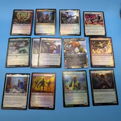 MtG - Marvel’s Spider-Man 27 Card Lot - All Foil - Common / Uncommon - Clean NM - Image 2