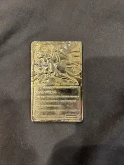 NINTENDO CHARIZARD LIMITED EDITION 23K GOLD PLATED TRADING CARD - Image 2