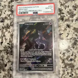 PSA 10 Gem Mint Mewtwo SVP 052 Illustration Rare M UPC Promo Pokemon Card 151 - Image 1