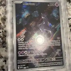 PSA 10 Gem Mint Mewtwo SVP 052 Illustration Rare M UPC Promo Pokemon Card 151 - Image 3