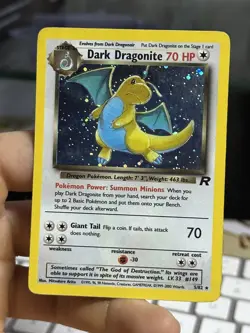 #2 Dark Dragonite /82 Team Rocket 2000 Holo Rare WOTC Pokemon Card TCG - Image 3