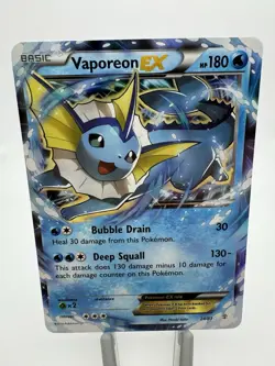 Pokemon Vaporeon EX 24/83 Generations Ultra Rare Holo Card - Image 1