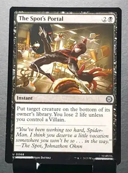MTG 0068 THE SPOT'S PORTAL Spider-man Uncommon card⚔NM/MT - Image 1
