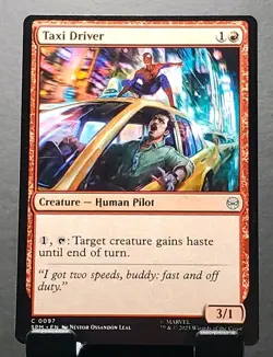 MTG 0097 TAXI DRIVER Spider-man common card⚔NM/MT - Image 1