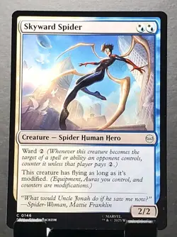 MTG 0146 SKYWARD SPIDER Spider-man common card⚔NM/MT - Image 1