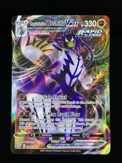 Rapid Strike Urshifu Vmax 088/163 ULTRA RARE HOLO Battle Styles Pokemon TCG Card - Image 1