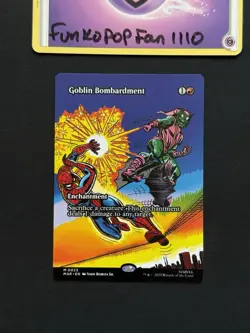 Goblin Bombardment Borderless Marvel Universe Regular Magic The Gathering Card - Image 1