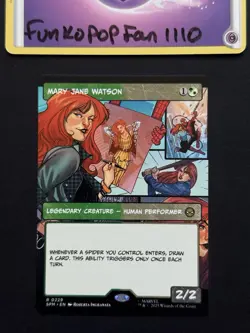 Mary Jane Watson Borderless Marvel's Spider-Man Regular Magic The Gathering Card - Image 1