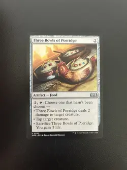 Three Bowls of Porridge - Mtg: Wilds of Eldraine Regular Uncommon 253 - Image 1