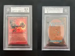 Hammer Of Bogardan MIRAGE Mtg NEAR MINT Graded BGS 8.5 QUAD++ (8.5/8.5/9/9.5) - Image 1