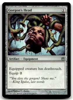 MTG Gorgon's Head U Born of the Gods 158 LP - Image 1