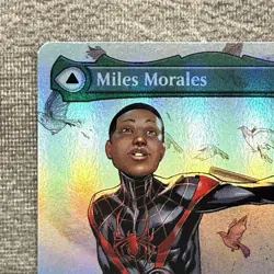 Miles Morales (Borderless Foil) - Spider-Man (SPM) #234 NM MTG Marvel - Image 2