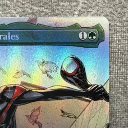 Miles Morales (Borderless Foil) - Spider-Man (SPM) #234 NM MTG Marvel - Image 3