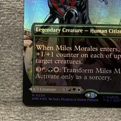 Miles Morales (Borderless Foil) - Spider-Man (SPM) #234 NM MTG Marvel - Image 4