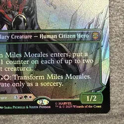 Miles Morales (Borderless Foil) - Spider-Man (SPM) #234 NM MTG Marvel - Image 5