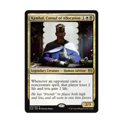 WOTC MTG Kaladesh Kambal, Consul of Allocation (R) (Foil) EX - Image 1