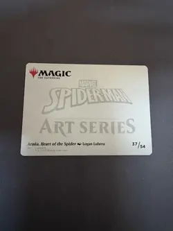 MTG Marvel Spider-Man Art Card, Arana, Heart of the Spider #37/54 - Image 2