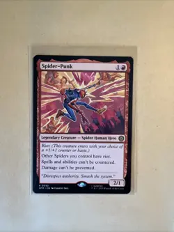 MTG Spider-Punk SPM 0092 R NM Regular - Image 1