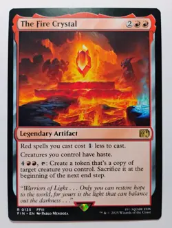 MTG - The Fire Crystal Final Fantasy Regular NM Pack Fresh - Image 1