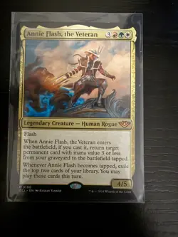Annie Flash, the Veteran MTG Outlaws of Thunder Junction OTJ 190 Mythic - Image 1
