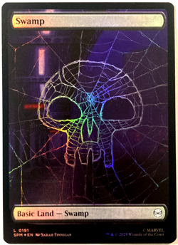 MTG Swamp (Foil) Marvel's Spider-Man 0191 NM - Image 1