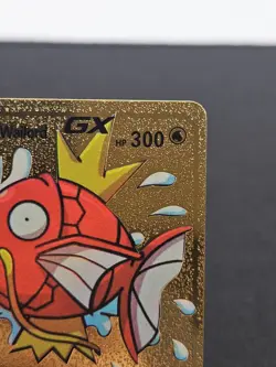 Magikarp & Wailord GX 161/181 Super Splash 300HP Pokemon Gold Foil Fan Art - Image 3
