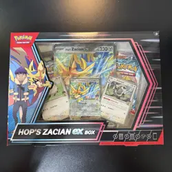 Pokemon TCG Hop's Zacian ex Boxes-Sealed New W/ Promos + 4 Booster Packs In Each - Image 1