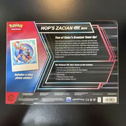 Pokemon TCG Hop's Zacian ex Boxes-Sealed New W/ Promos + 4 Booster Packs In Each - Image 2