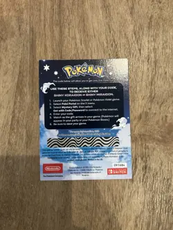 Pokemon Scarlet And Violet Serial Codes Shiny Koraidon or Miraidon UNSCRATCHED! - Image 2